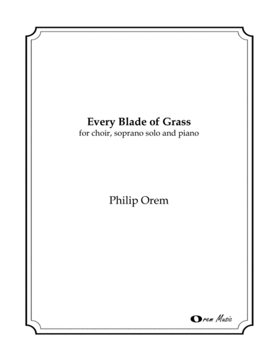 Every Blade of Grass image number null