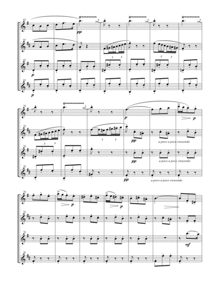 Prelude & Aragonaise from "Carmen Suite" for Saxophone Quartet image number null