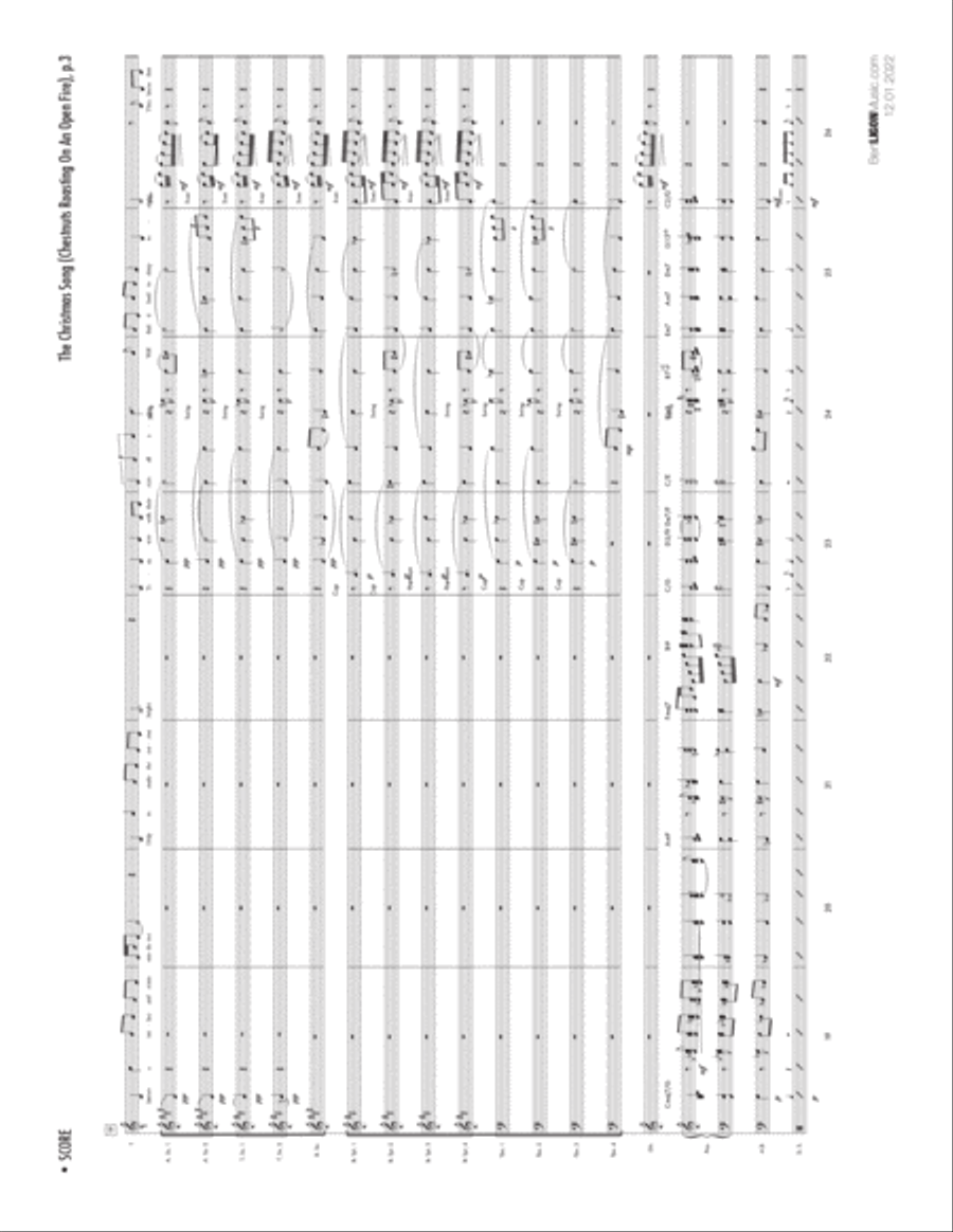 The Christmas Song (chestnuts Roasting On An Open Fire) Jazz Ensemble scores gallery preview page 3