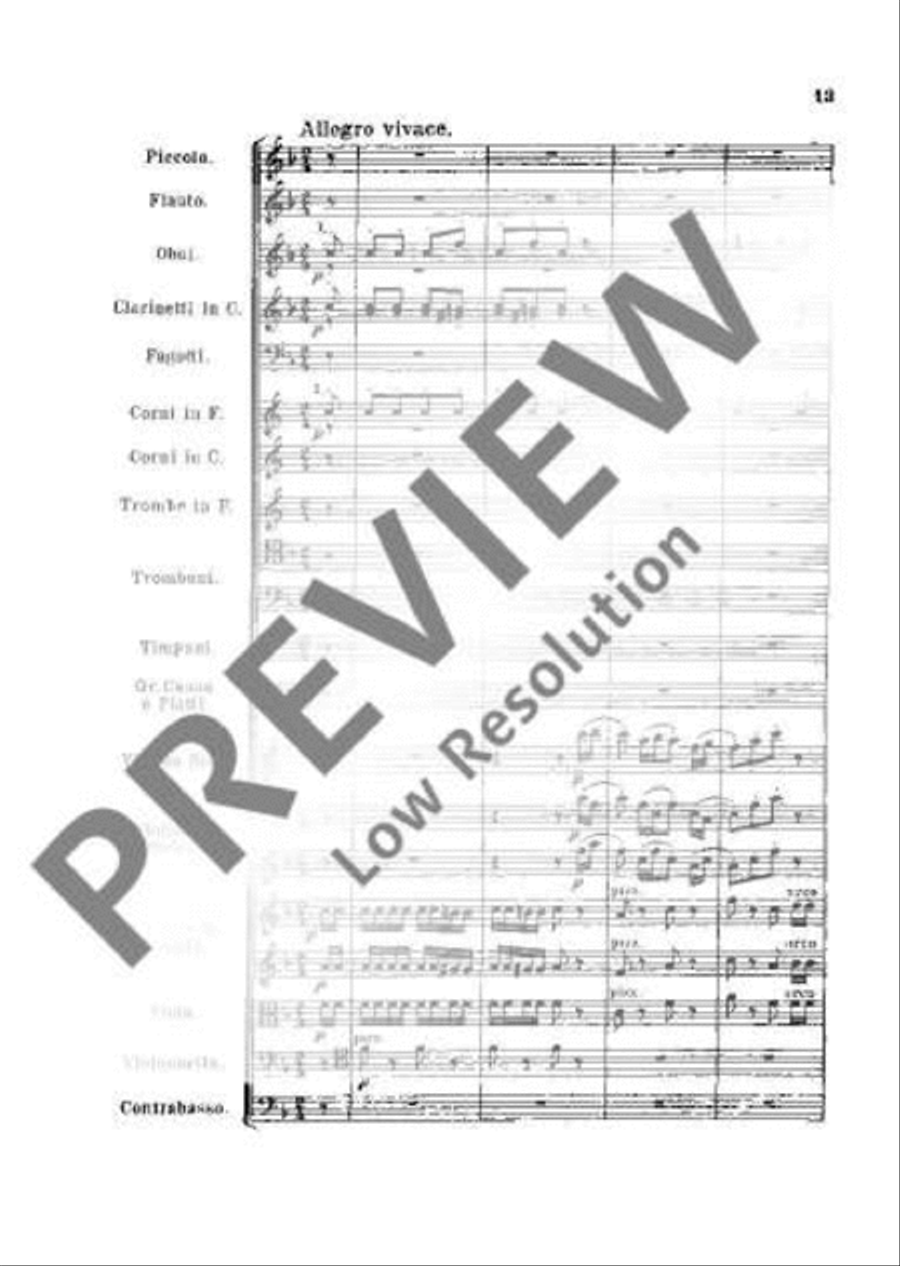 The Merry Wives of Windsor Orchestra scores gallery preview page 16