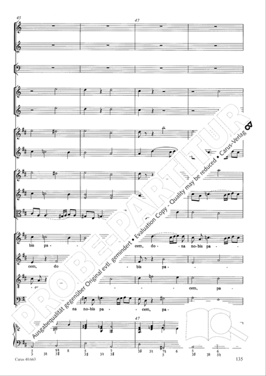 Mass in D minor (Missa in d) ATB scores gallery preview page 151