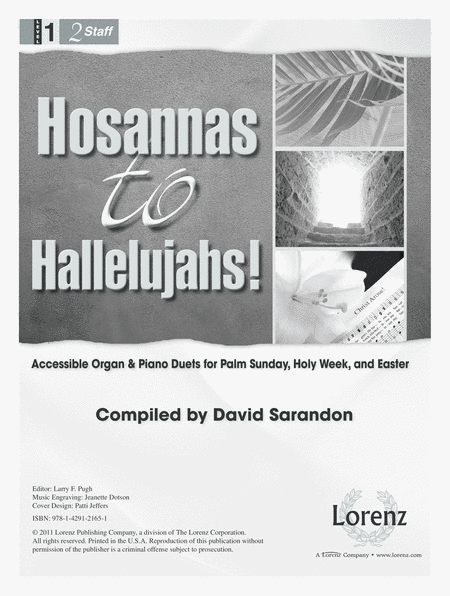 Hosannas to Hallelujahs!