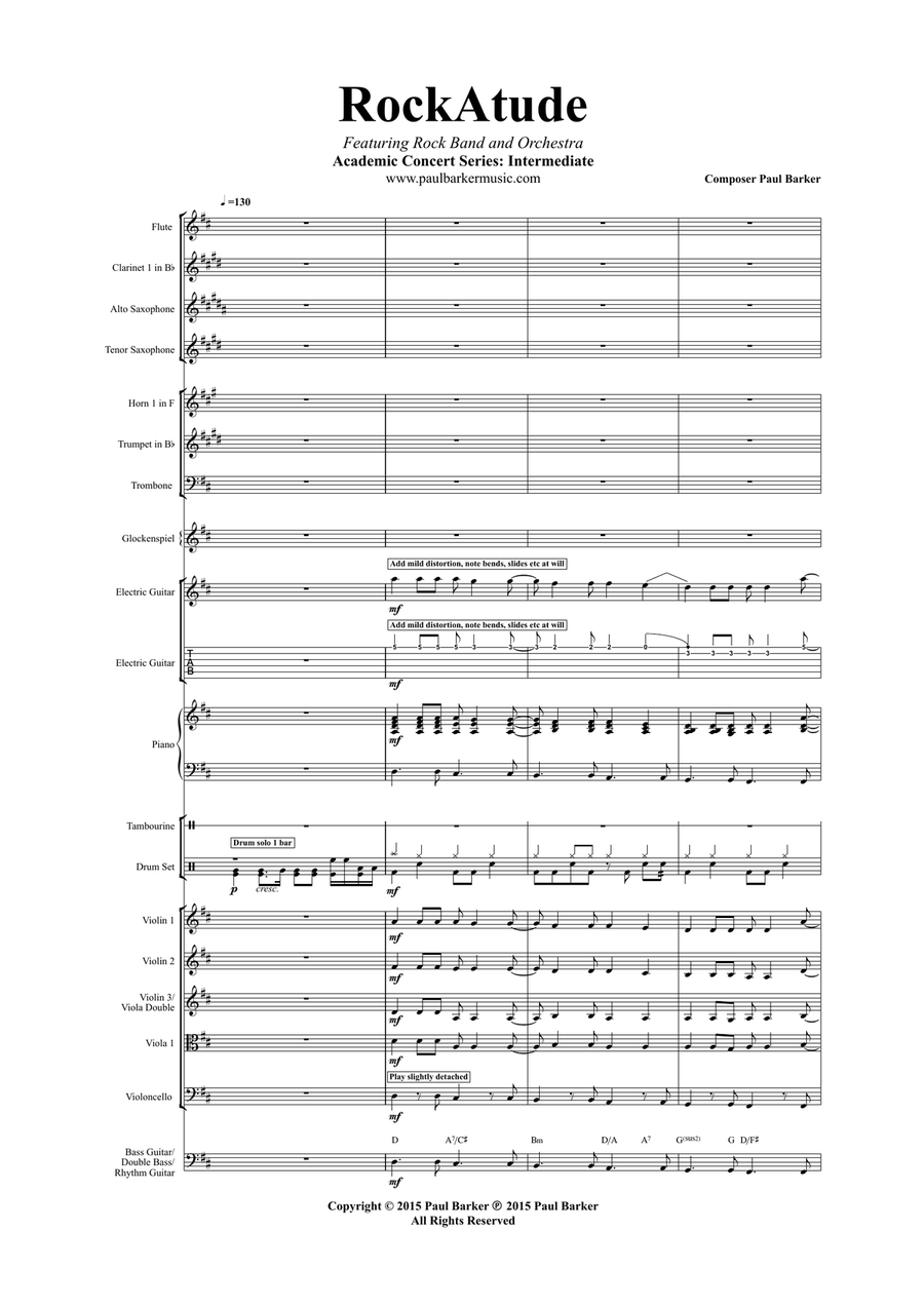 RockAtude Full Orchestra scores gallery preview page 2