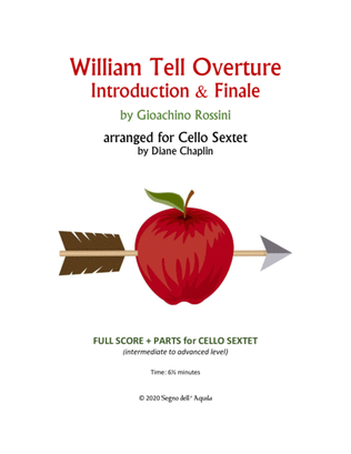 Book cover for William Tell Overture, Intro & Finale for Cello Sextet