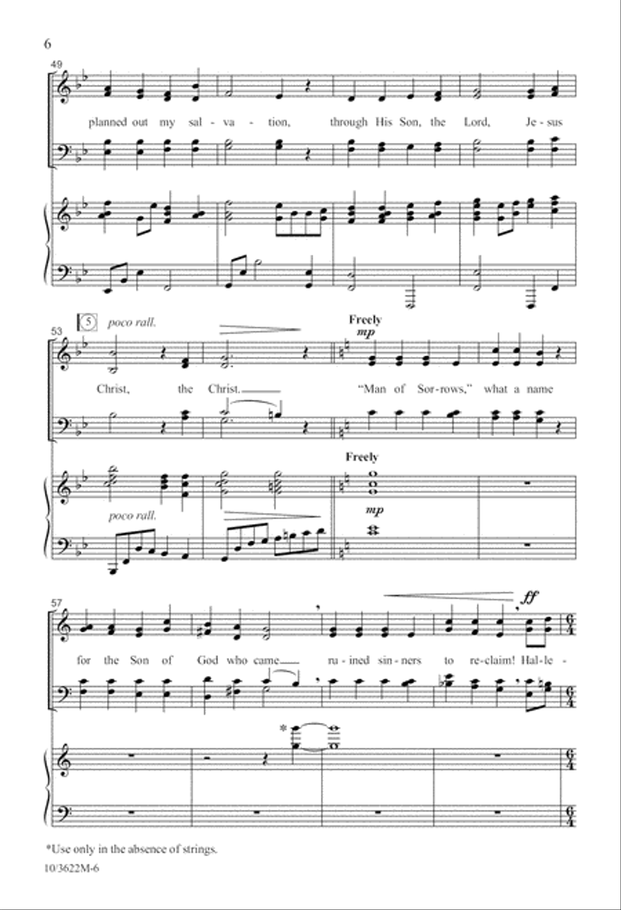 Cross of Sorrow, Cross of Love 4-Part scores gallery preview page 7