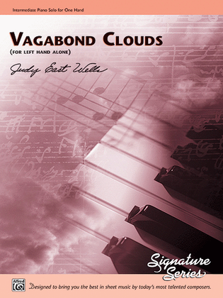 Book cover for Vagabond Clouds (for left hand alone)