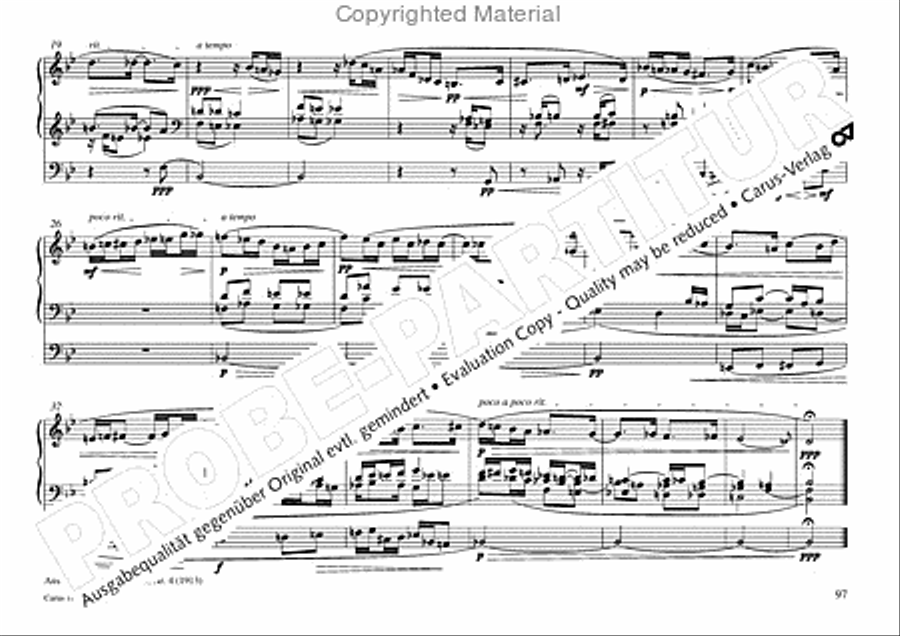 Freiburger Orgelbuch: Stammteil Organ Solo scores gallery preview page 98