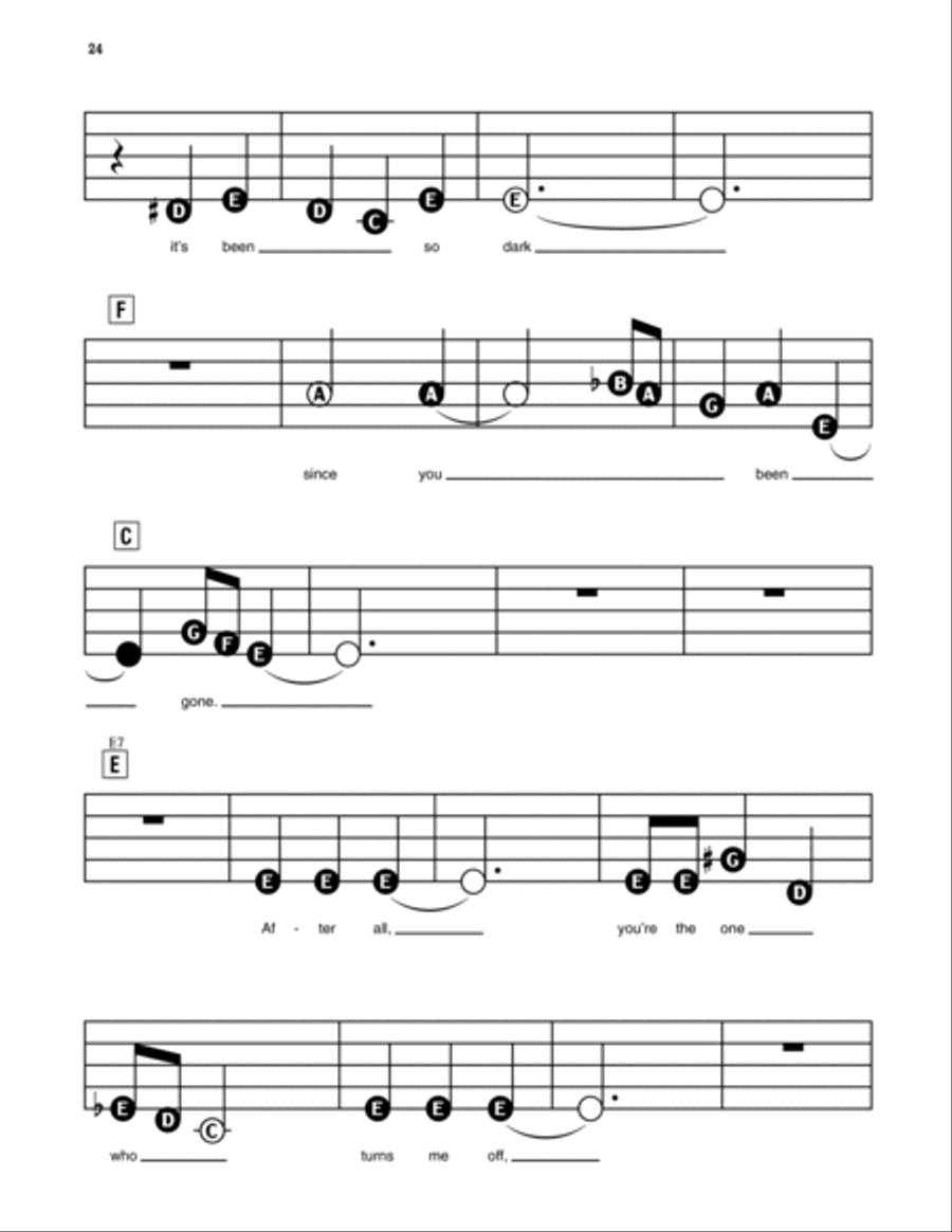 Turn Me On Electronic Keyboard scores gallery preview page 3