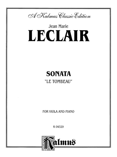 Sonata Le Tombeau