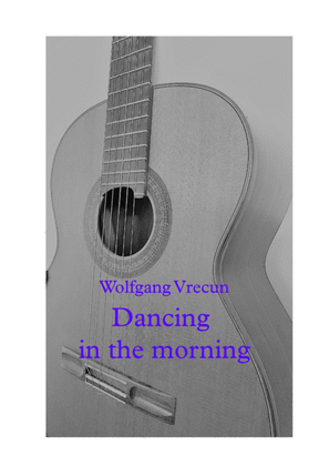Book cover for Dancing in the morning