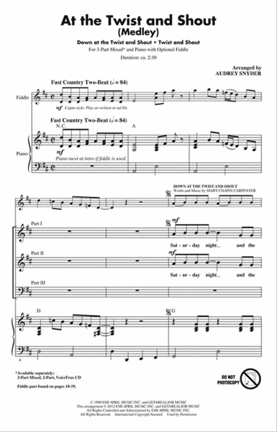At the Twist and Shout Choir scores gallery preview page 2