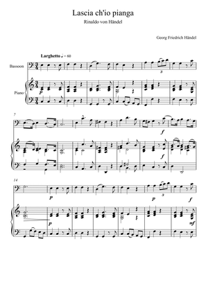 Georg Friedrich Handel - Lascia ch'io pianga (Bassoon Solo)
