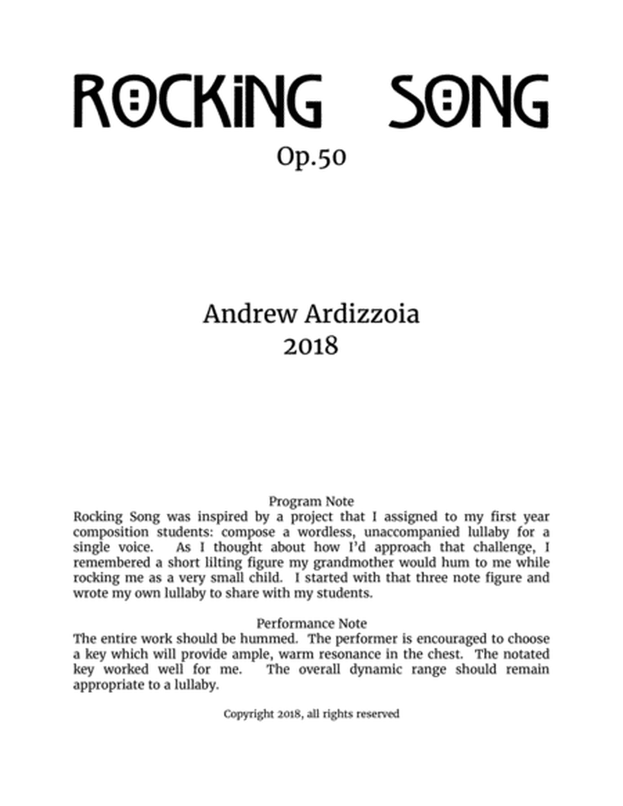 [Ardizzoia] Rocking Song