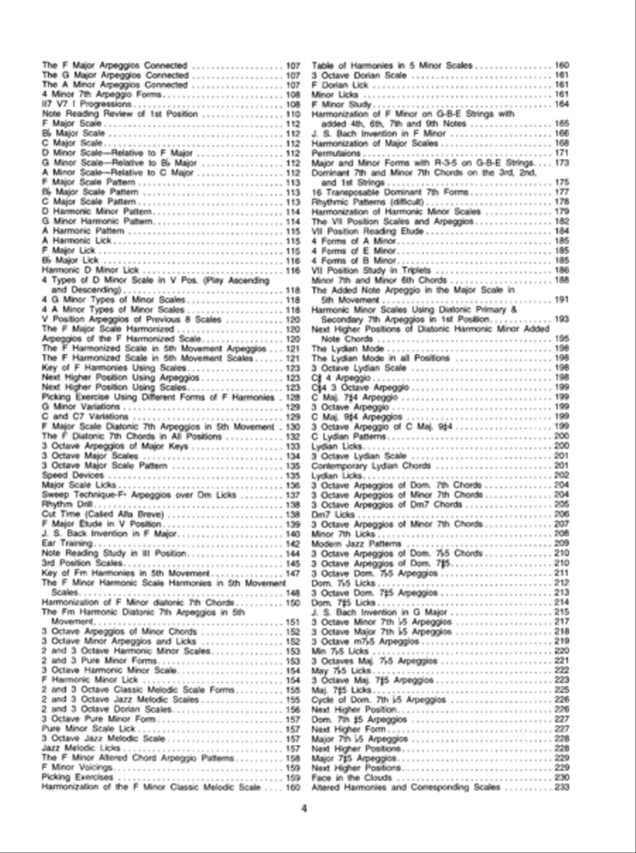 Complete Guitar Improvisation Book Electric Guitar scores gallery preview page 5