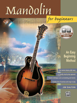 Book cover for Mandolin for Beginners