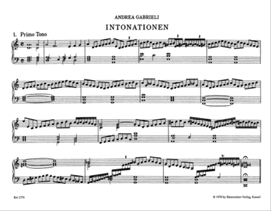 Intonations for Organ or Harpsichord Harpsichord scores gallery preview page 2