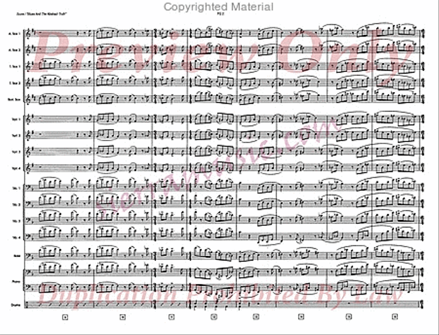 Blues And The Abstract Truth Big Band scores gallery preview page 3