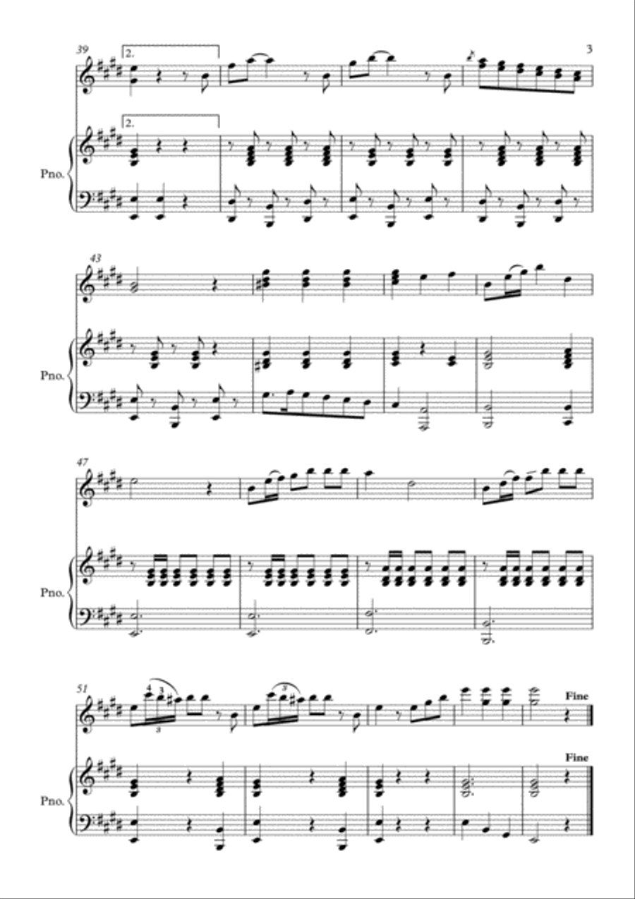 Classical guitar Piano duet Acoustic Guitar scores gallery preview page 3