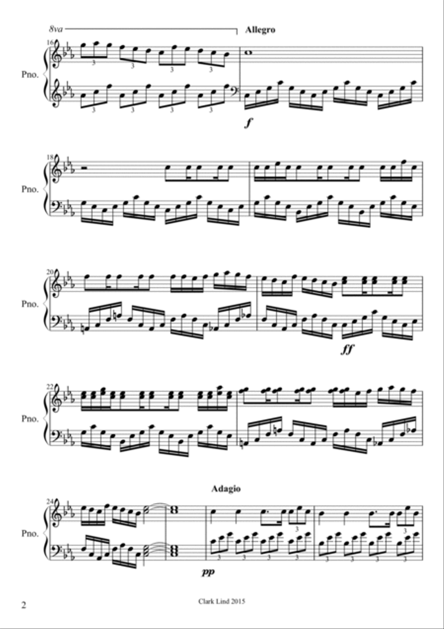 Waters of Life Piano Solo scores gallery preview page 2