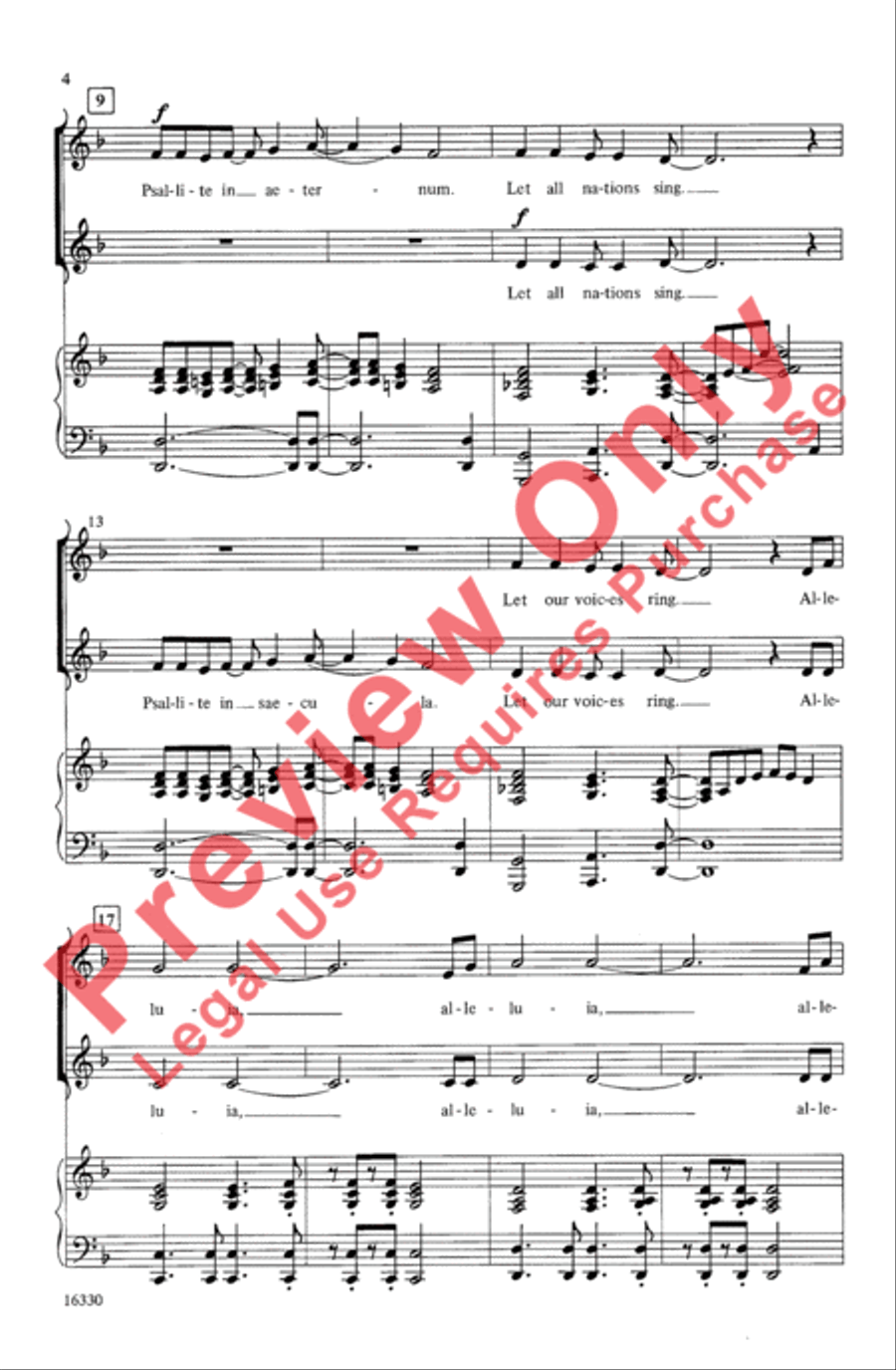 Psallite: Let All Nations Sing 2-Part scores gallery preview page 4
