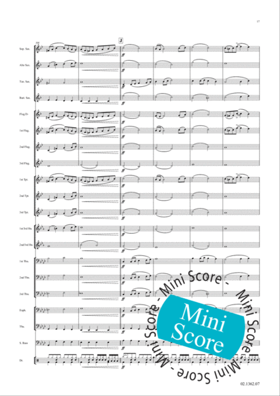 Fascinating Drums / Pavane In Blue Fanfare Band scores gallery preview page 23