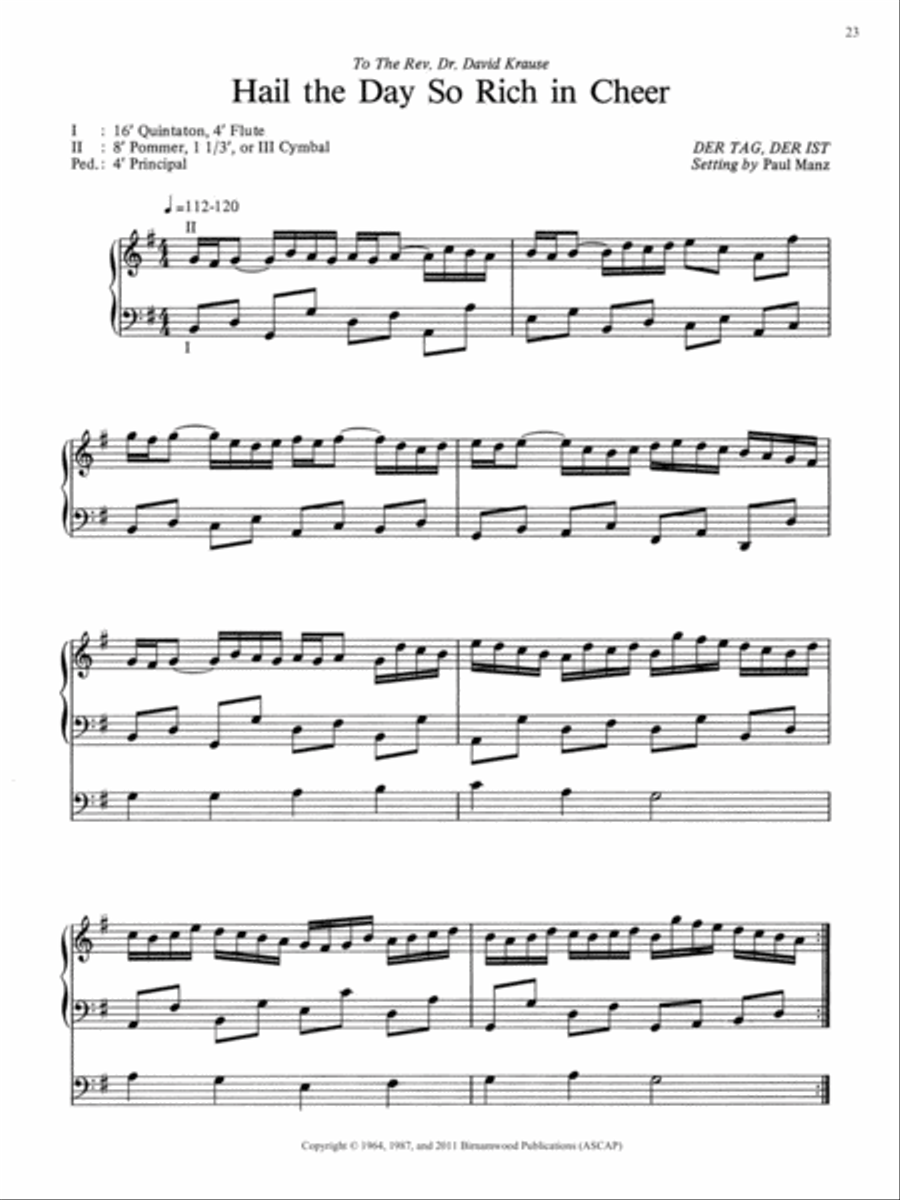 Ten Chorale Improvisations, Set 2 Organ scores gallery preview page 9