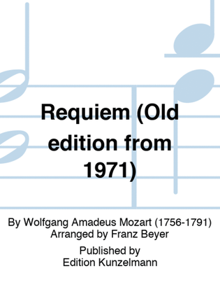 Book cover for Requiem (Old edition from 1971)