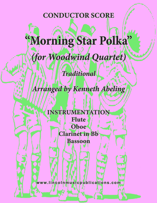 Book cover for Morning Star Polka (for Woodwind Quartet)