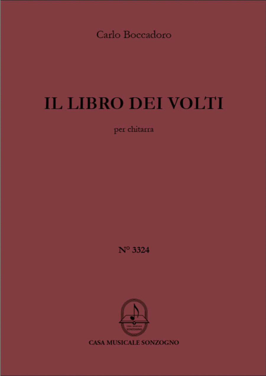 Il libro dei volti Guitar scores gallery preview page 1