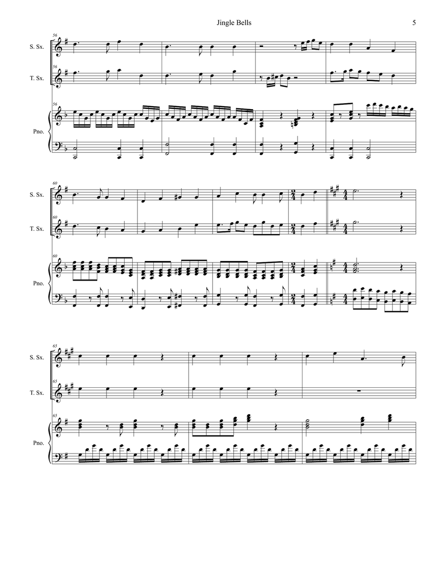 Jingle Bells (with 