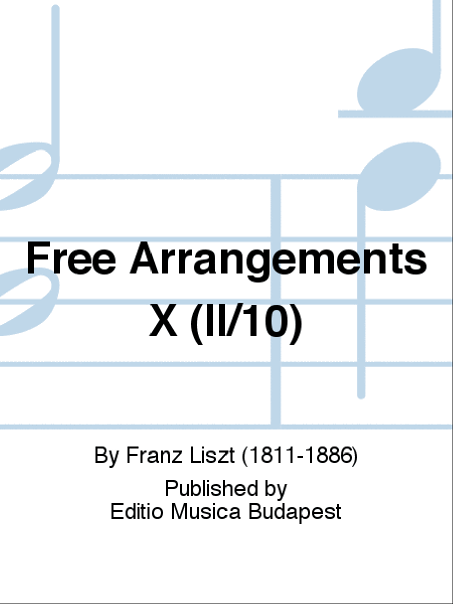 Free Arrangements X (II/10) Chamber Music scores gallery preview page 1
