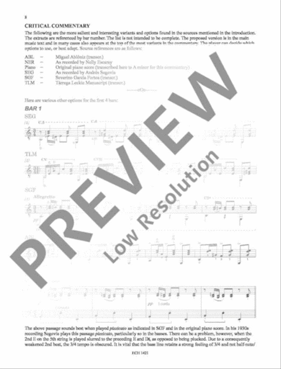Serenata Española Serenata Española Classical Guitar scores gallery preview page 9