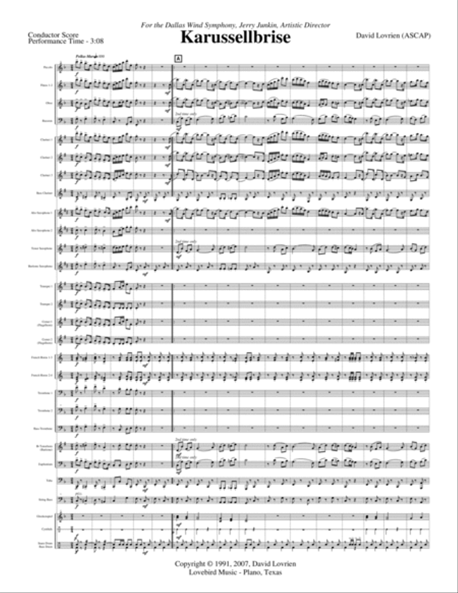 Karussellbrise Concert Band scores gallery preview page 5