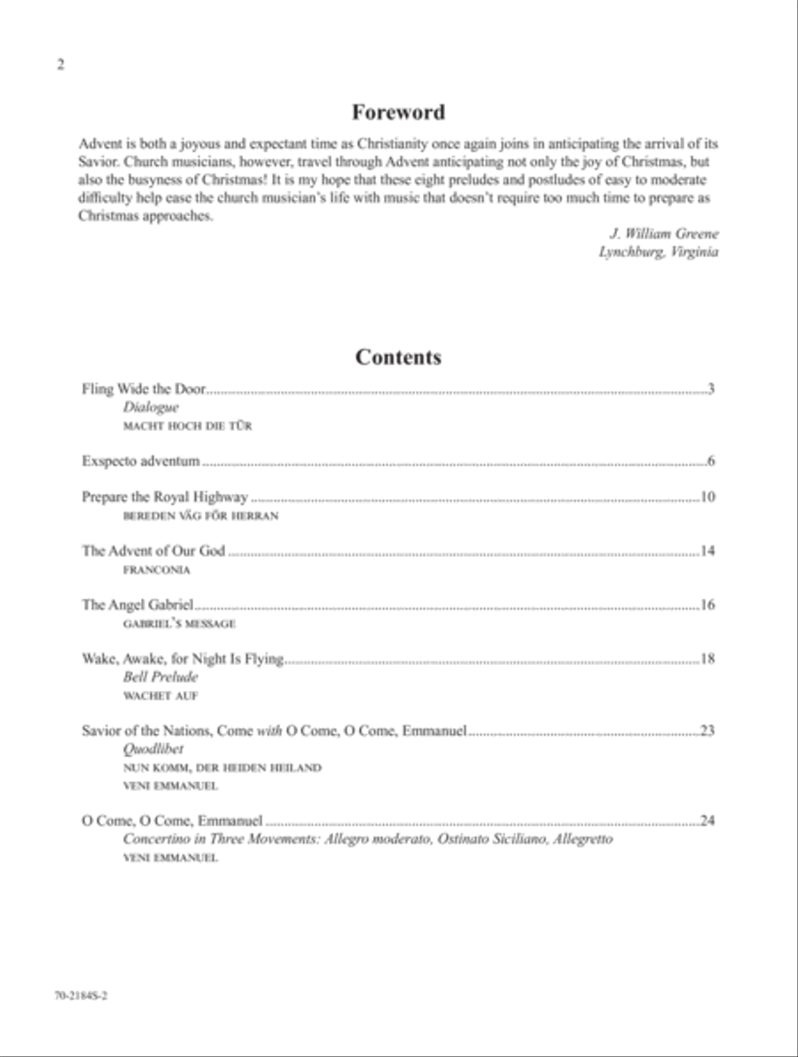 Simply Advent Organ Solo scores gallery preview page 2