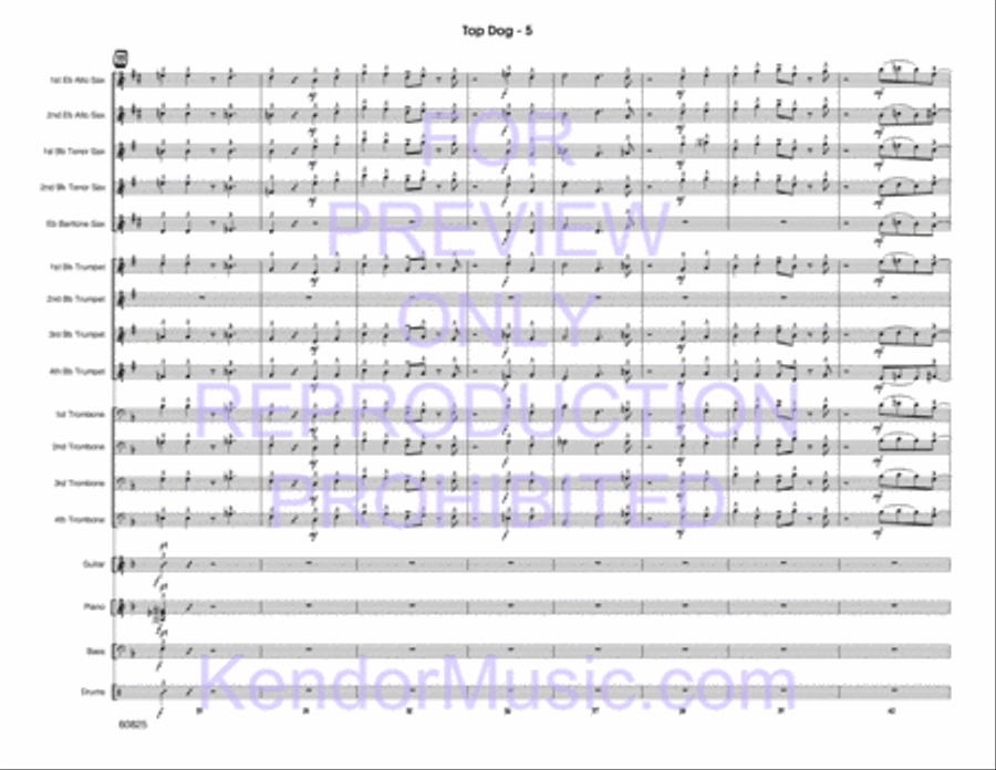 Top Dog Jazz Ensemble scores gallery preview page 6