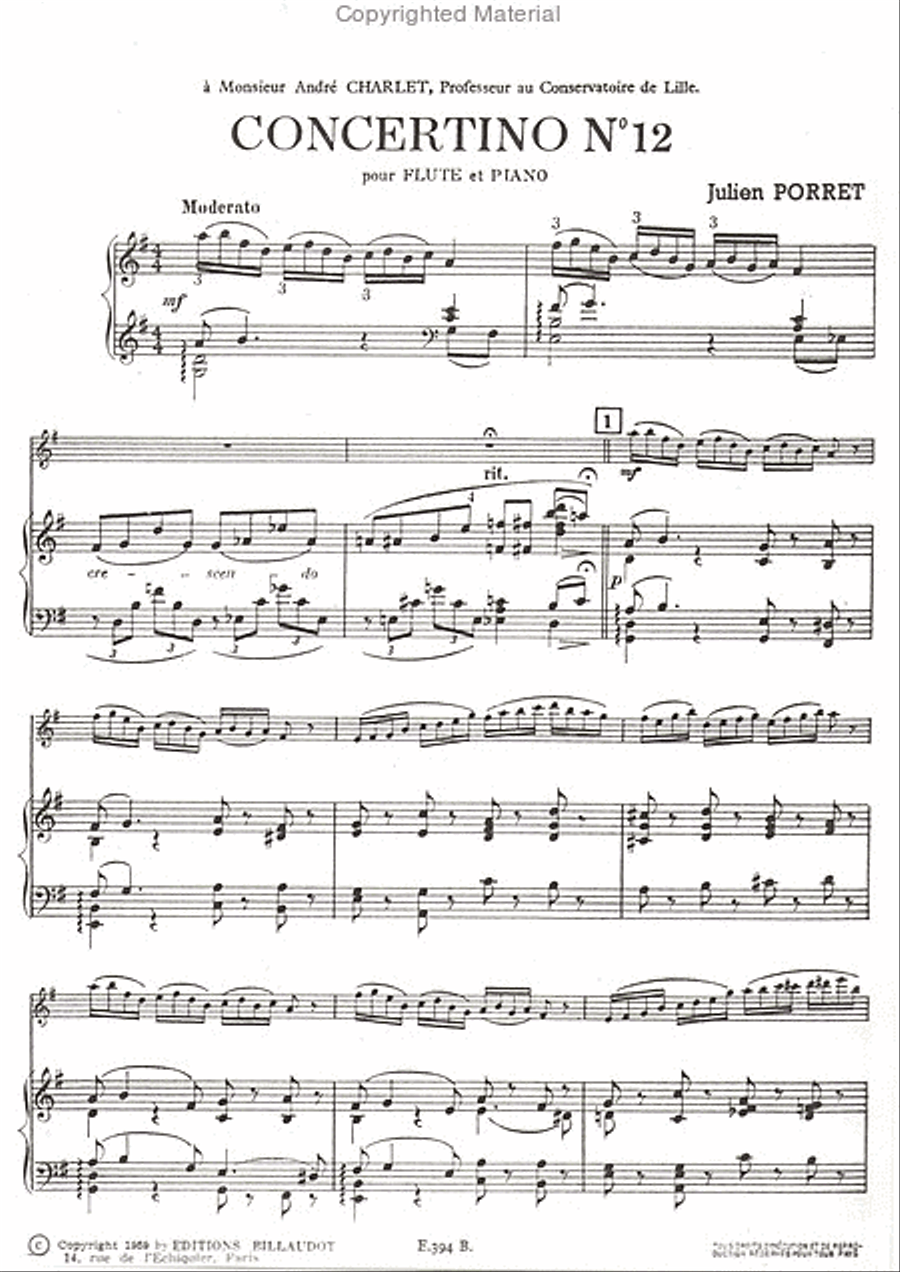 Concertino n°12 Concertino n°12 Piano Accompaniment scores gallery preview page 2