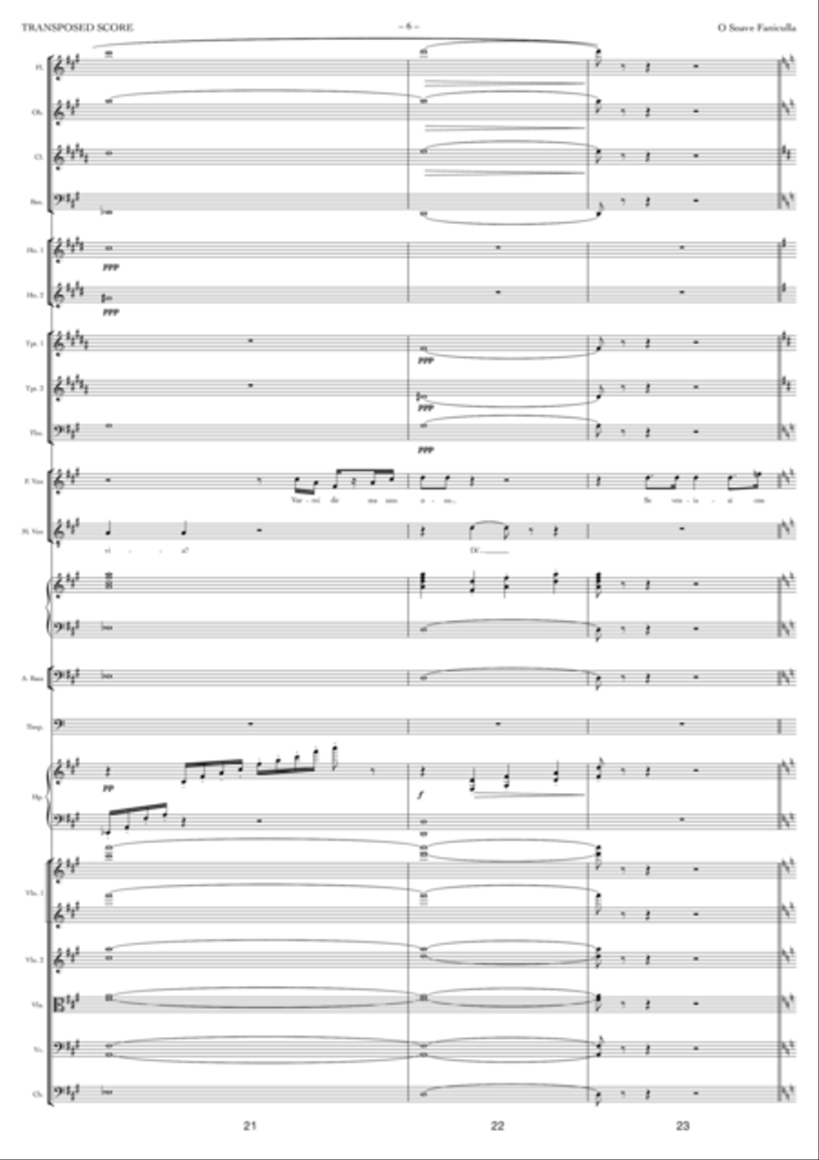 O Soave Fanciulla O Soave Fanciulla Full Orchestra scores gallery preview page 6