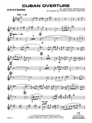 Cuban Overture: E-flat Alto Saxophone