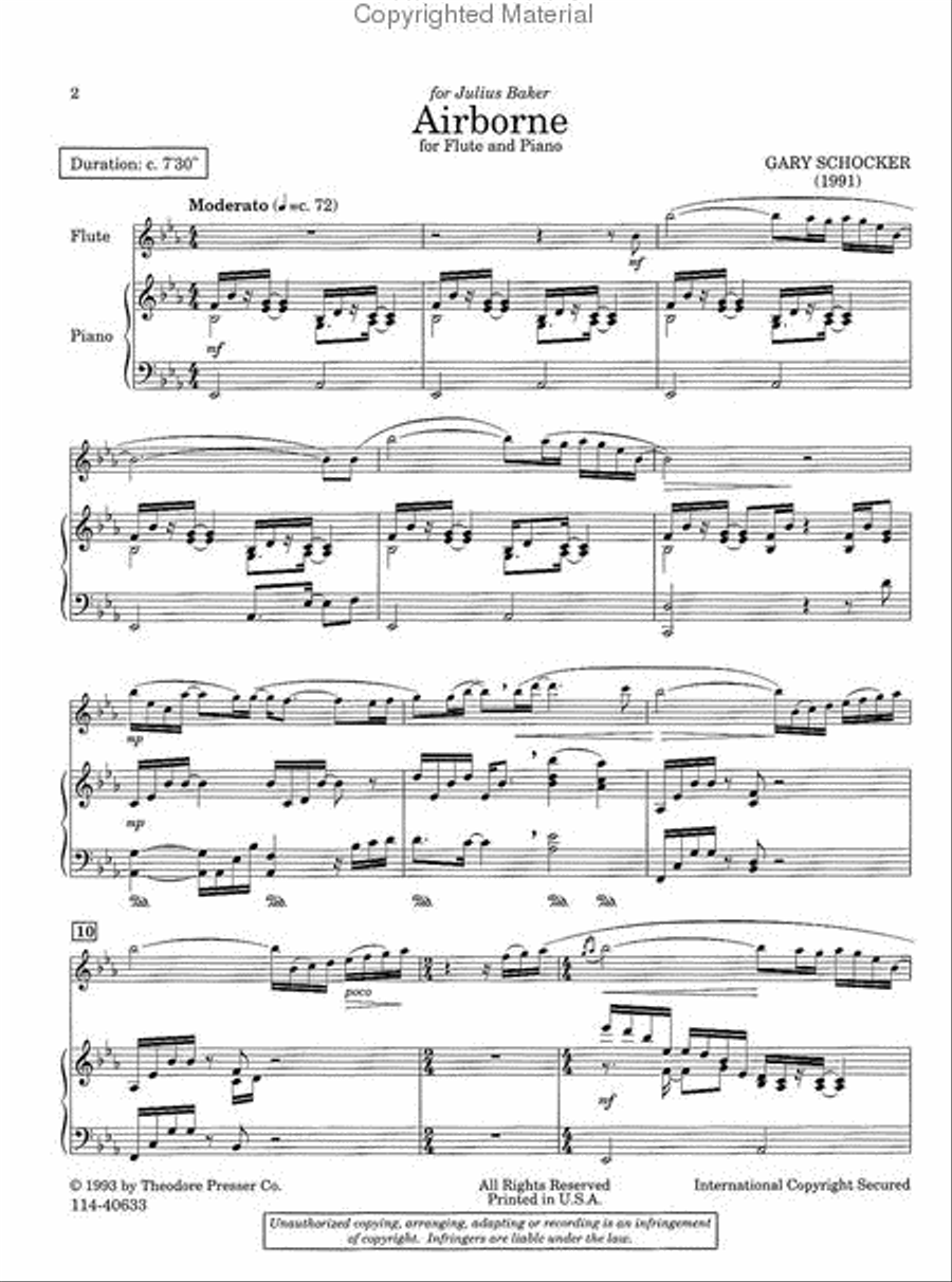 Airborne Chamber Music scores gallery preview page 2