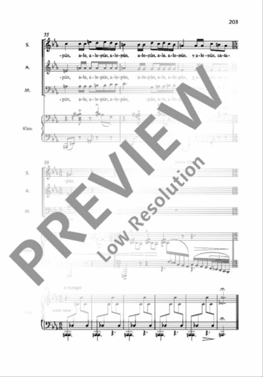 Alepún Mixed Choir scores gallery preview page 10