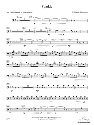 Sparkle: (wp) 2nd B-flat Trombone B.C.