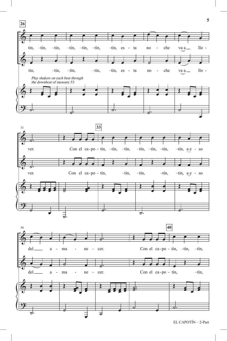 El Capotin El Capotin 2-Part scores gallery preview page 3