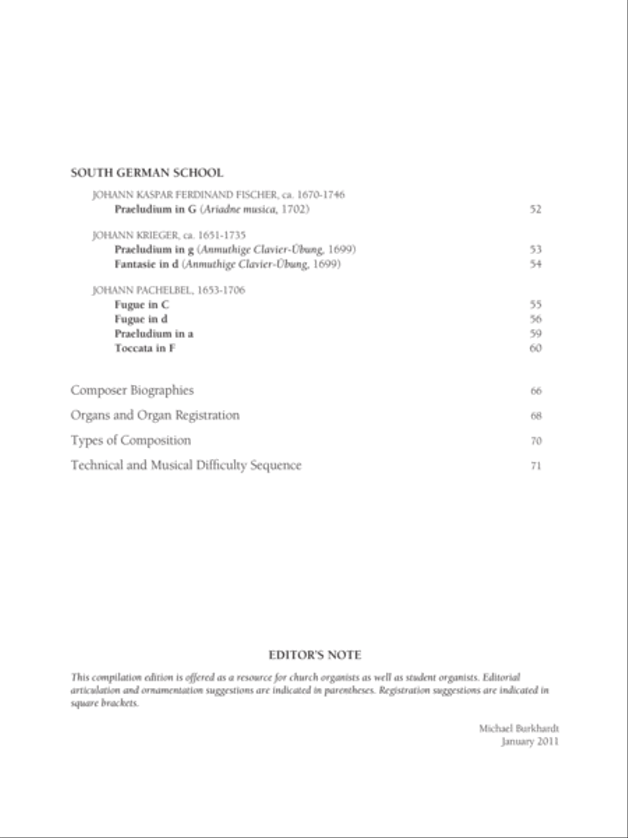17th and 18th Century Organ Voluntaries for Manuals and Manuals with Pedal Points Organ scores gallery preview page 3