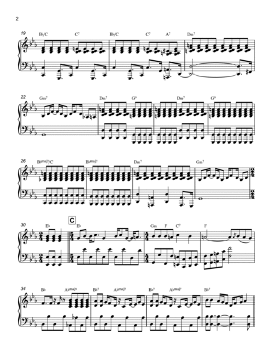 Martha My Dear Piano Solo scores gallery preview page 2