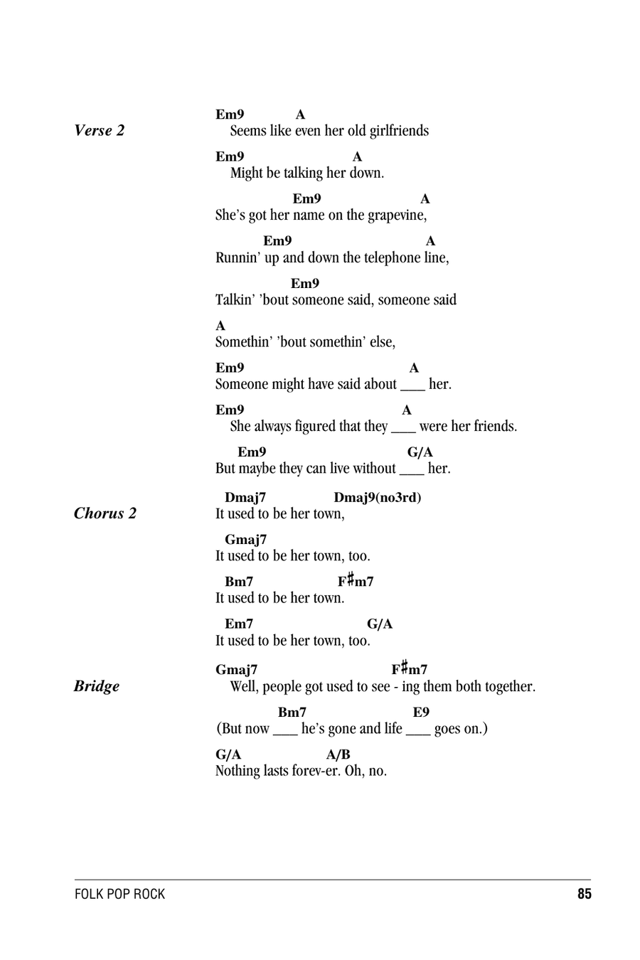 Her Town Too Acoustic Guitar scores gallery preview page 2