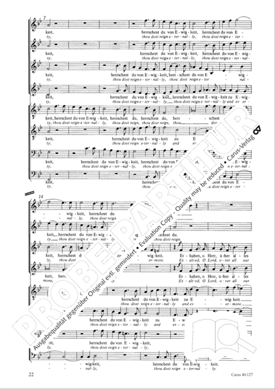 Sechs Spruche zum Kirchenjahr op. 79 Score scores gallery preview page 23