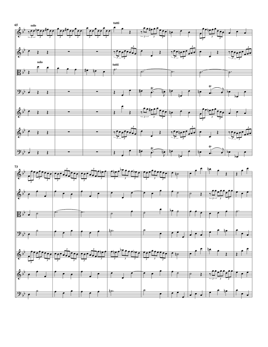 Concerto grosso Op.3, no.2 in G minor String Orchestra scores gallery preview page 6