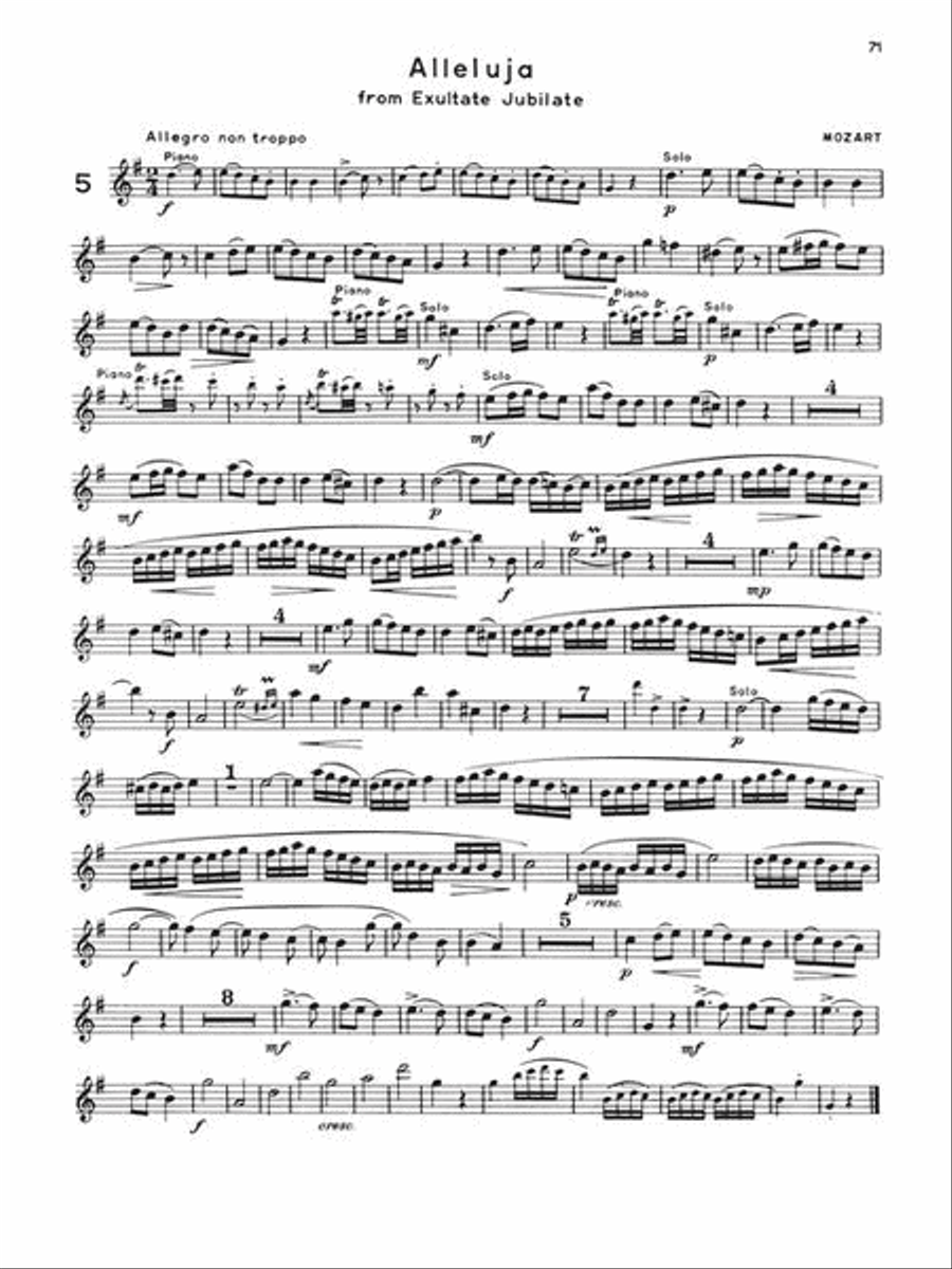 Rubank Advanced Method – Clarinet Vol. 1 Concert Band Methods scores gallery preview page 8