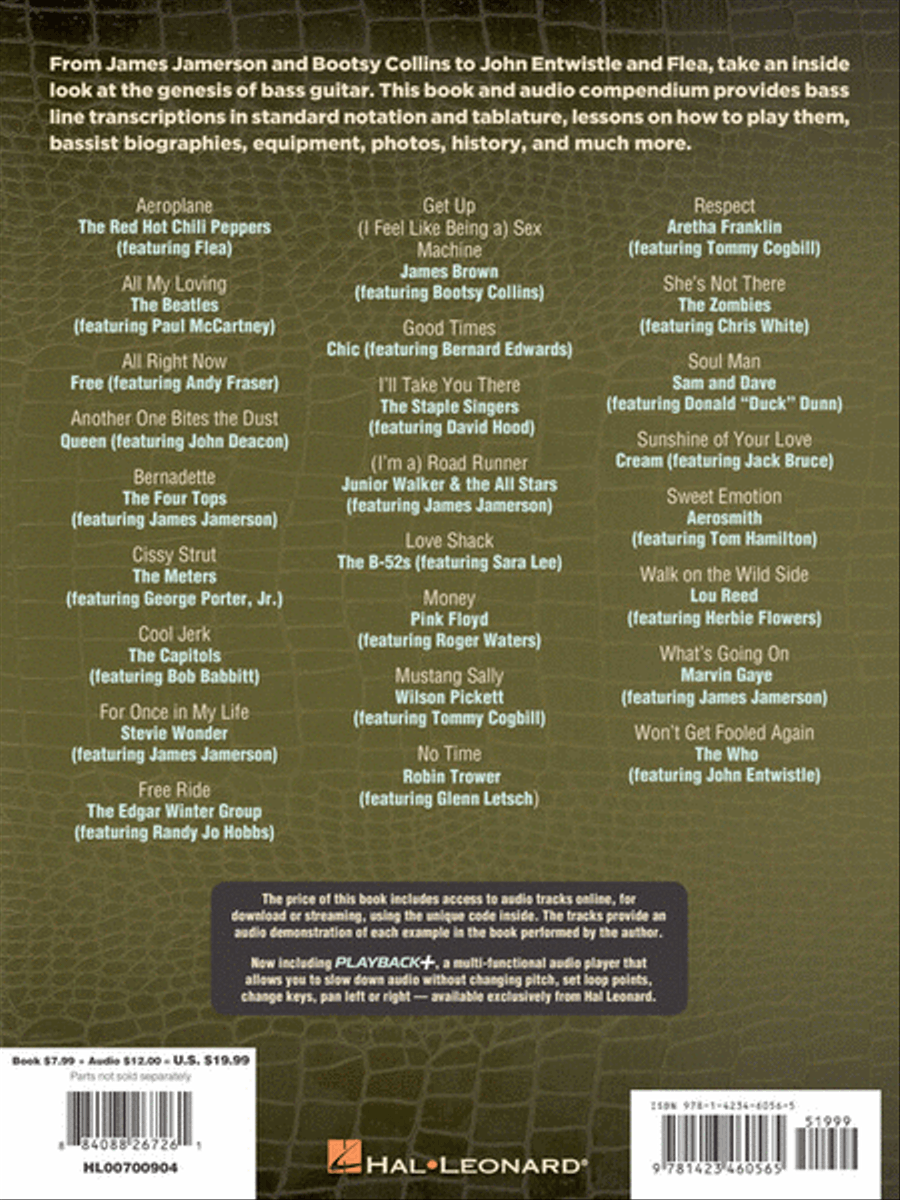 25 Great Bass Lines 25 Great Bass Lines Guitar Tablature scores gallery preview page 9