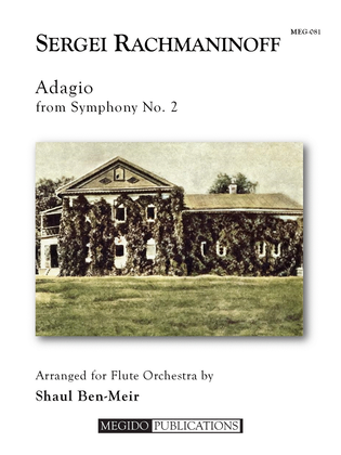 Book cover for Adagio from Symphony No. 2 for Flute Orchestra